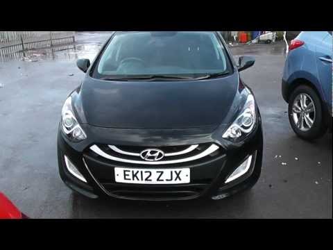 HYUNDAI I30 WESSEX PENARTH RD CARDIFF BLACK EK12ZJX