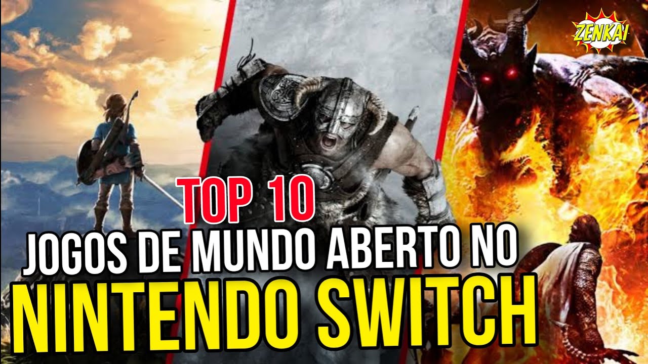 TOP 10 | OS MELHORES JOGOS DE MUNDO ABERTO DO NINTENDO SWITCH