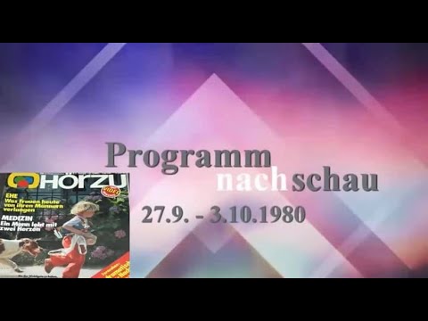 Hörzu 39/80 From Captain Future to Aktenzeichen XY | 10.9.2020 | Program Review #1