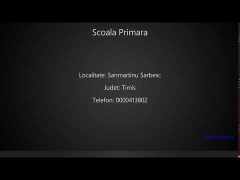 Scoala Primara Sanmartinu Sarbesc