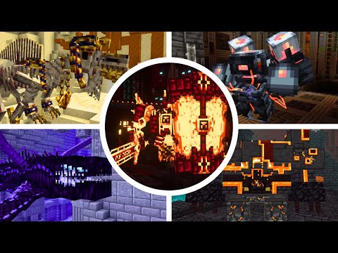 Minecraft: L_Ender's Cataclysm Mod - All Bosses/All Boss Fights