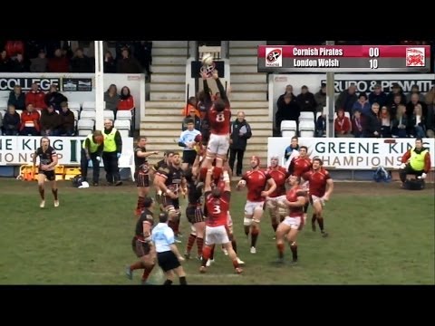 Cornish Pirates v London Welsh Highlights 16/03/2014
