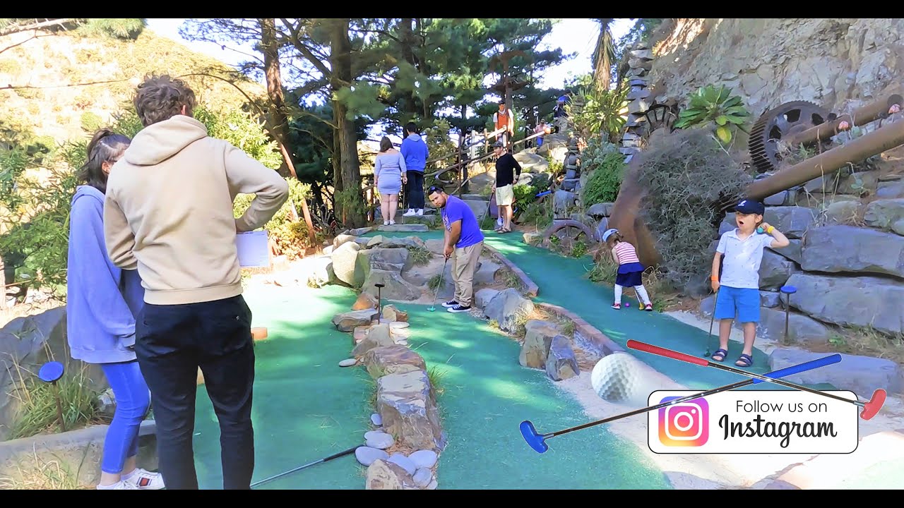 Embark on a visit to Mini Golf at Carlucci Land, virtually.