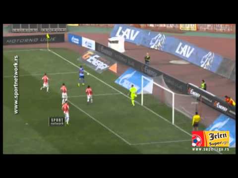 JSL 2014/15: 09.04.2015 22.Kolo: Crvena zvezda - Borac 3:1 (1:0)