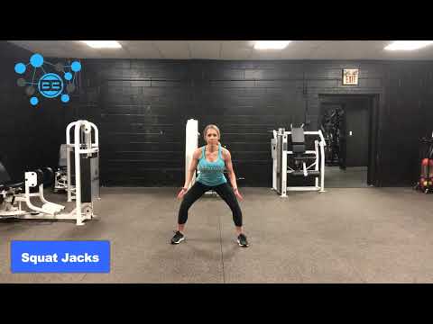 Leg Exercises: Squat Jacks