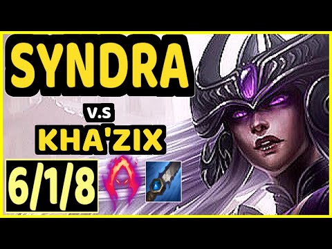 SELFMADE (SYNDRA) vs KHA'ZIX - 6/1/8 KDA JUNGLE CHALLENGER GAMEPLAY - EUW