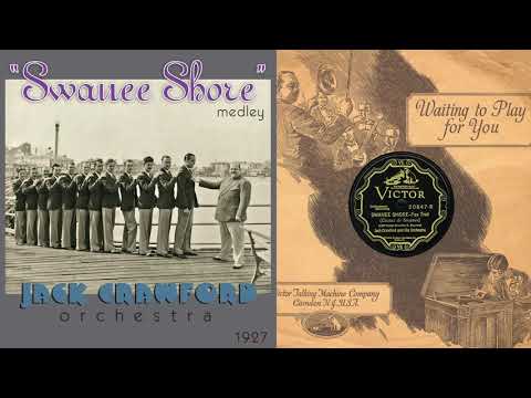 1927, Swanee Shore, Hurricane, Baltimore, Kiss and Make Up, Beautiful, Jack Crawford Orch. HD 78rpm