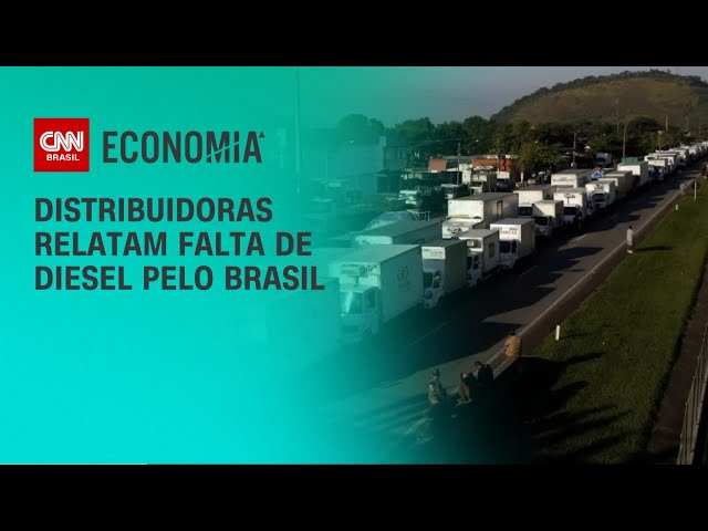 Em reuniões, distribuidoras relatam falta de diesel pelo Brasil | CNN 360º