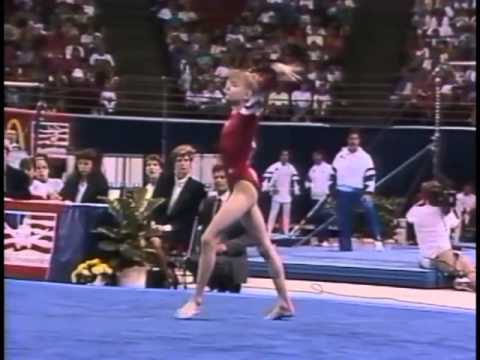 Shannon Miller - Floor Exercise - 1992 McDonalds American Cup