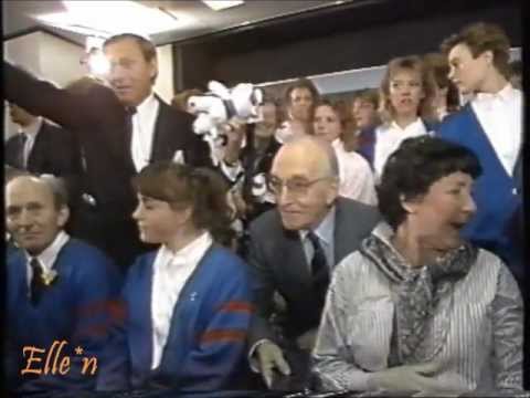 Van Gennip back home after Winter Olympic Games - Calgary, Canada 1988