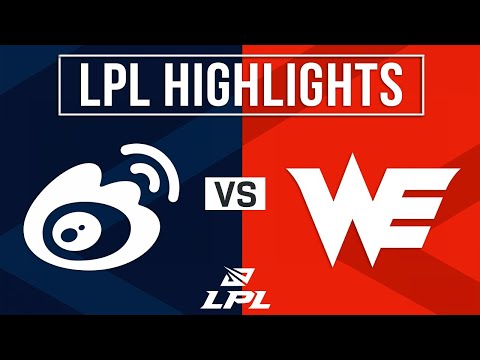 WBG vs WE Highlights ALL GAMES | LPL 2025 Split 3 | Weibo Gaming vs Team WE