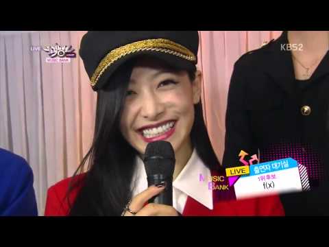 140718 f(x) Interview @ Music Bank