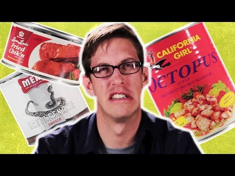 奇妙な缶詰の味のテスト (The Weirdest Canned Food Taste Test)