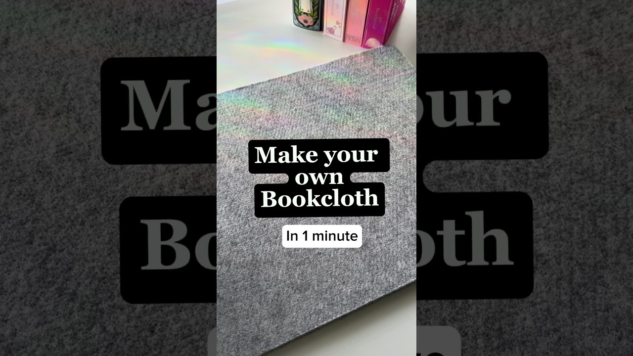 Bookbinding diy bookcloth! #rebinding #bookbinding #tutorial #bookdesign #diy