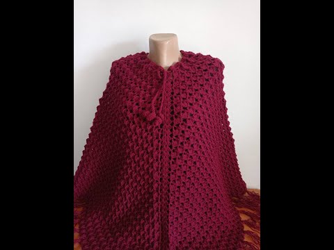 Poncho crosetat Maria