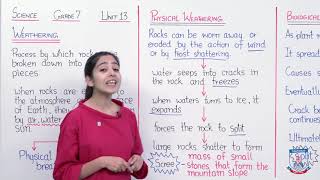 Class 7 - Science - Chapter 13 - Lecture 40 Types of Weathering - Allied Schools