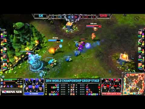 SK vs SHR - SK Gaming vs Star Horn Royal Club  - LoL World Championship 2014 - Group B - Game 2