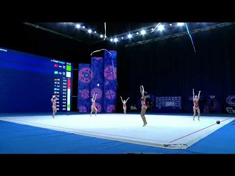 CHINA Group CHN 3 Ribbons 2 Balls  AA WORLD CUP TASHKENT 2023