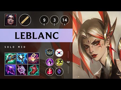 LeBlanc Mid vs Ekko - KR Challenger Patch 25.13