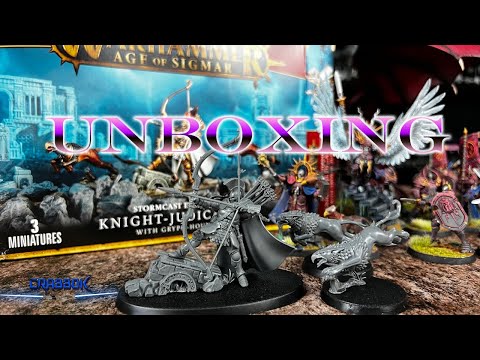 Knight-Judicator with Gryph Hounds - Warhammer Age of Sigmar Unboxing