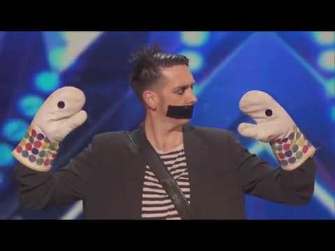 Tape Face America's Got Talent Act - The Boy with Tape On his Face