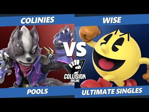 Collision Online Ultimate Pools - VNG | Colinies (Wolf) Vs. DTW | Wise (Pac-Man) SSBU Singles