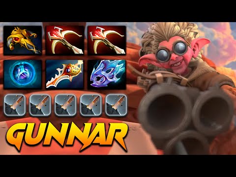 Gunnar Snapfire Damage Dealer Reaction - Dota 2 Pro Gameplay [Watch & Learn]