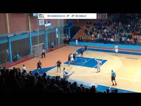 ARKUS liga 17. kolo / RK Dubočica 54 - RK Obilić / 15.02.2020.