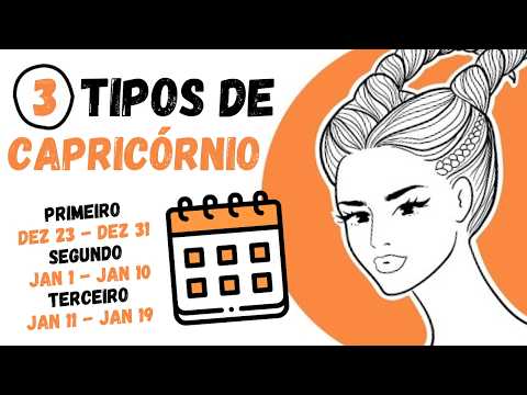 Os Três Tipos da Personalidade Capricorniana | Compreendendo os Decanatos de Capricórnio ♑🐐