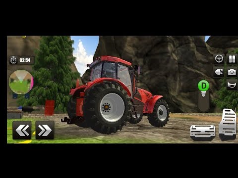 Tractor breaks down the walls