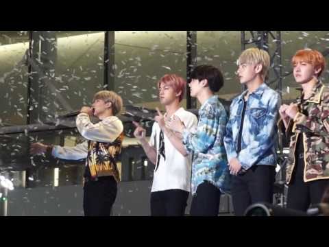 [방탄소년단/지민] JIMIN 161008 DMC 코리안뮤직웨이브 KOREAN MUSIC WAVE  엔딩 ENDING 직캠