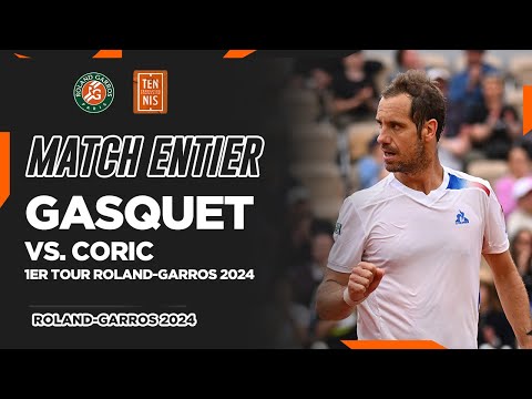 Richard Gasquet vs. Borna Coric - 1er tour | Roland-Garros 2024
