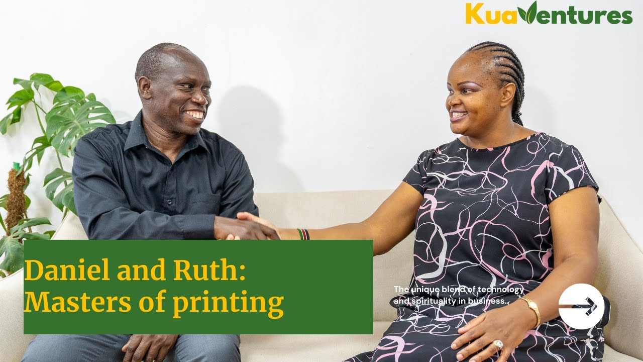 Daniel and Ruth, masters of digital printing in Kenya: