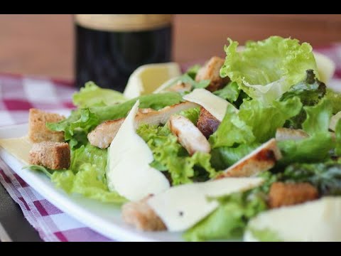 CAESAR SALAD RICETTA CON POLLO A MODO MIO! FACILISSIMA