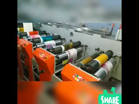 Semi servo flex r1 label printing machine
