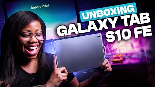 GALAXY TAB S10 FE - O TABLET MAIS BARATO COM IA PARA ESTUDANTES | UNBOXING