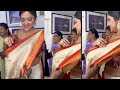 Abhirami Saree Draping Navel Malayalam Actress Tamil Saree Draping