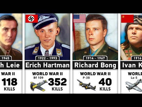 100 Deadliest Fighter Aces in History Ranked | Some of Them You Won't Believe are Real
