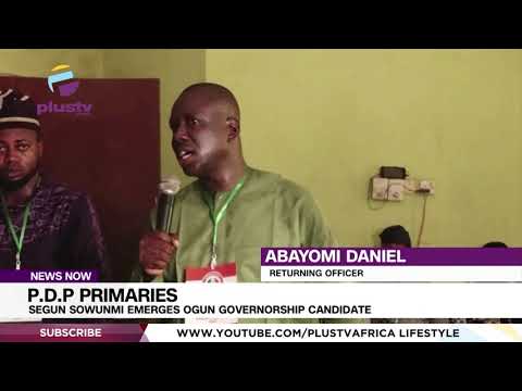 2023 Elections: Segun Sowunmi Emerges Ogun P.D.P. Governorship Candidate | NEWS