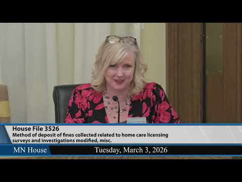 House Human Services Finance and Policy Committee 3/3/26