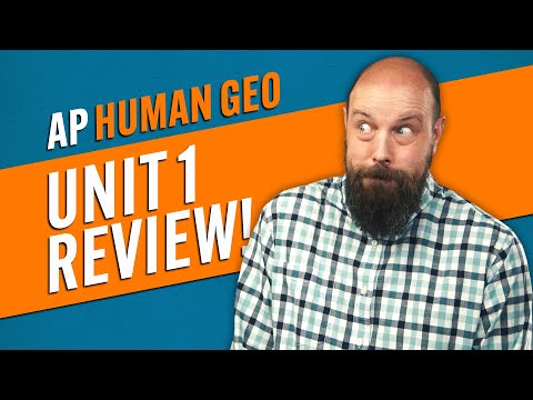 AP HUMAN GEO Unit 1 Review [EVERYTHING You NEED to Know]