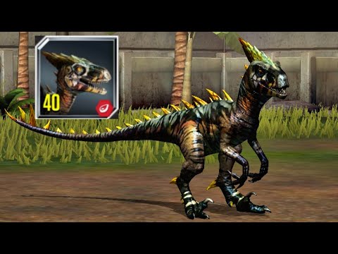 VELOCIRAPTOR GEN 2 Max Level 40 - Jurassic World The Game