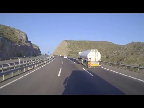 truck trip eyrope 40 days i road spain saragossa- madrid.