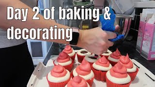 Making cakes to sell at a food market | Day 2