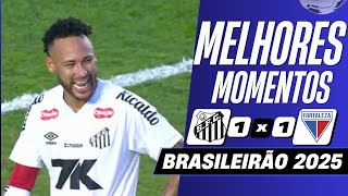Download lagu NEYMAR VOLTOU! Santos 1 x 1 Fortaleza | Melhores Momentos (COMPLETO) | Brasileirão 2025 mp3