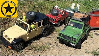 BRUDER Toys Jeep HUNTING KOMODO DRAGON Land Rover (PART 1 of 2)