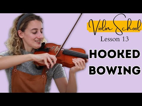 Violin School Beginners' Lesson 13: Broken Slurs/Hooked Bowing!