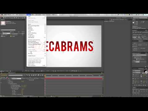 Using Layer Styles in After Effects