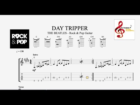Day Tripper - The Beatles - Trinity Rock & Pop Guitar - Grade 4