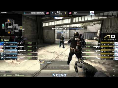 Counter-Logic Gaming vs 3sUP Game 2 (CEVO-P CS:GO Season 8) - Misled & LATORR